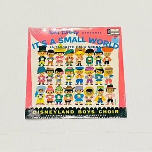 NEW SEALED Walt Disney Presents It’s a Small World vinyl LP Disneyland record